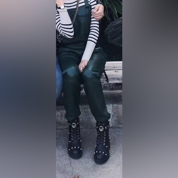 Fendi Black Studded Women's Boots Size 6 - Picture 9 of 10